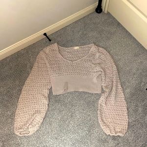 Altrd State crochet cropped sweater